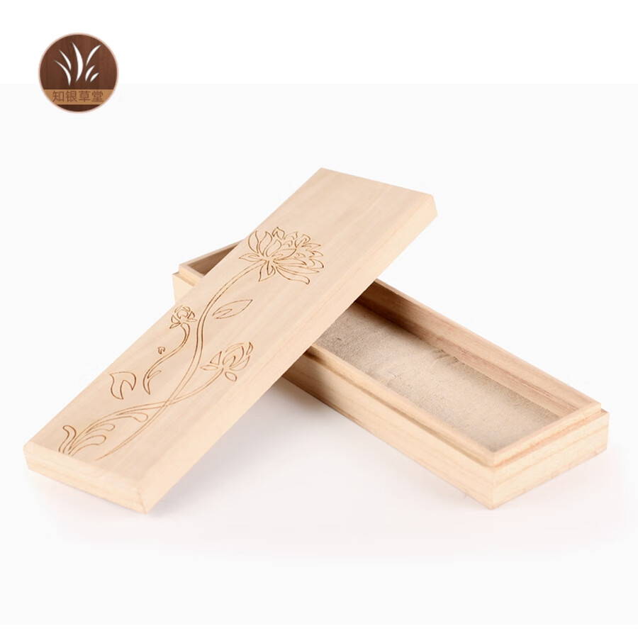 泡桐木盒沉香盒佛珠盒车挂文玩手串珠宝首饰包装盒 大号长方形30*8.