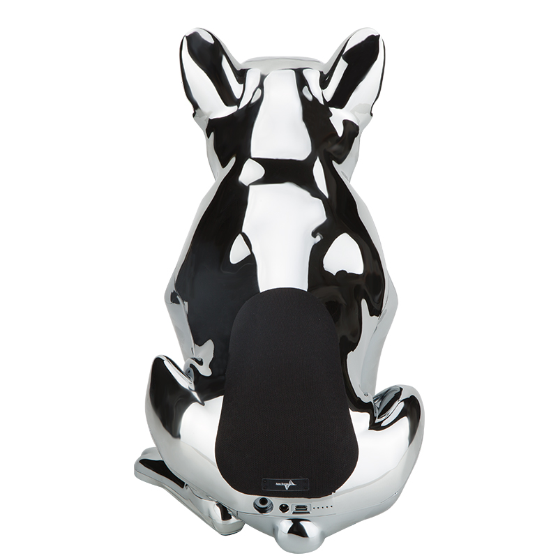 AERO SYSTEM法国官方斗牛犬无线蓝牙音响低音炮手机便携电脑桌面音箱音响(JARRE) AeroBull XS1斗牛犬音箱-镀银