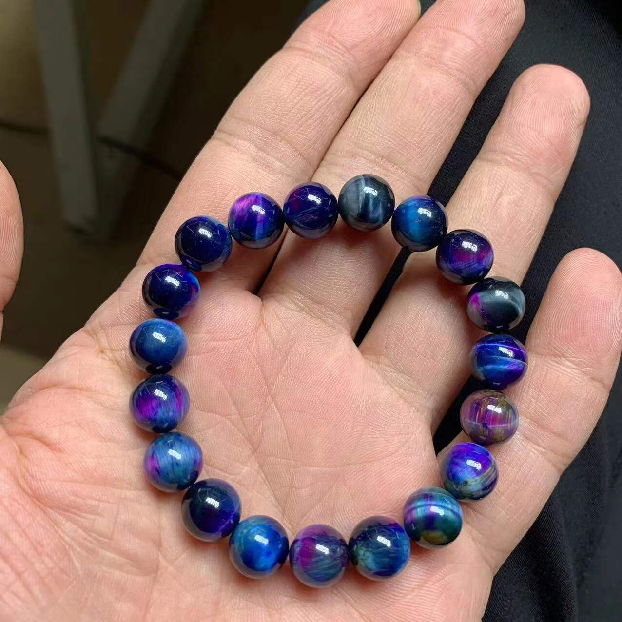 舒俱来石手串【附证书】男女樱花粉老矿苏纪原石水晶手串sn6052