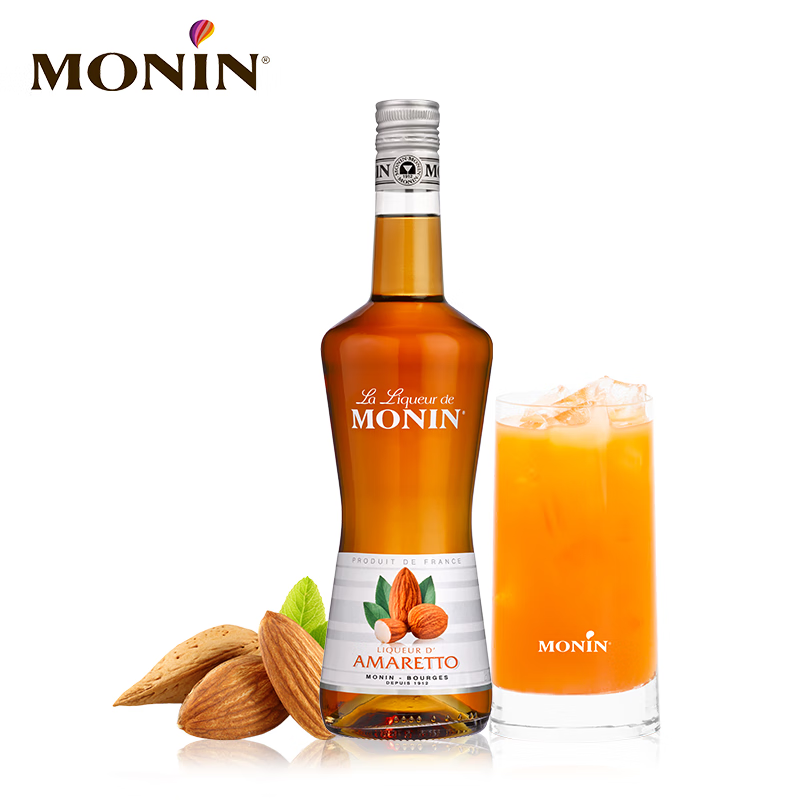 莫林苦杏风味利口酒 700ml瓶装洋酒力娇酒调制配制莫吉托酒精量28% 苦杏风味 京东折扣/优惠券