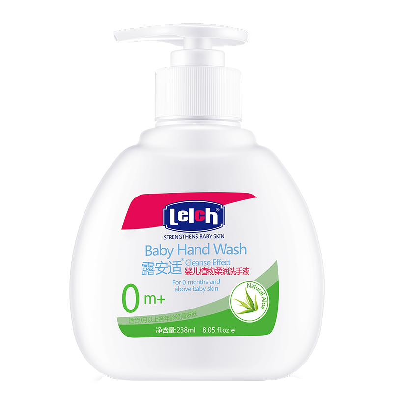 ¶���ʣ�Lelch����ͯ����ϴ��Һ ֲ����ĭӤ��ϴ��Һ 238ml ֲ��ྻ �ݱ��ǻ�