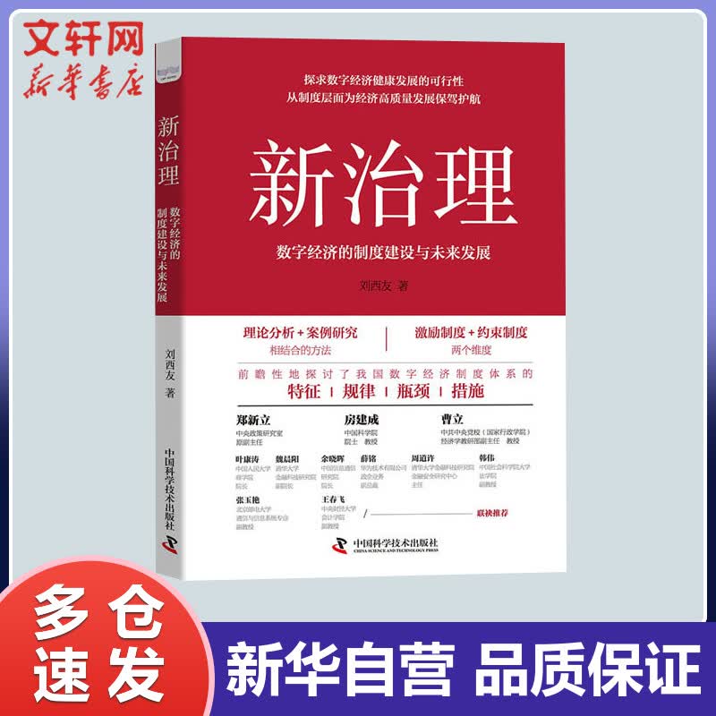 新治理 : 数字经济的制度建设与未来发展 刘西友 书籍