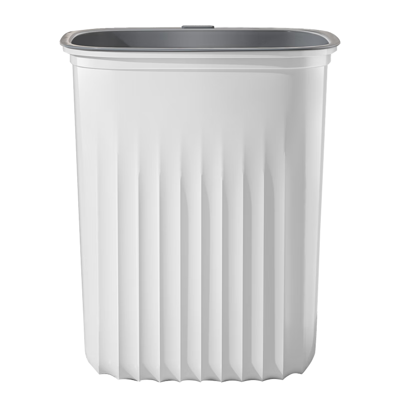 喜家家 垃圾桶压圈式 15L大号卫生间厨房客厅卧室厕所大容量塑料垃圾筒 