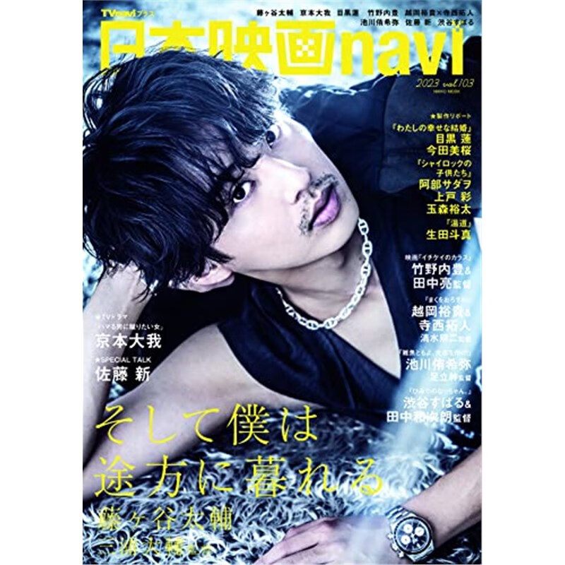日文原版 日本映画navi vol.103表紙:藤ヶ谷太輔