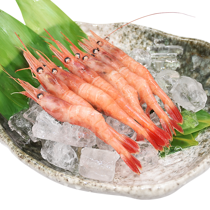 宝程(bao cheng) 宝程 冷冻进口俄罗斯北极甜虾刺身 1kg/盒装 2l(50-5