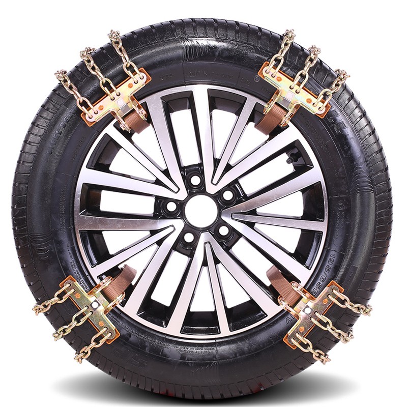 驭图三条汽车防滑链通用suv铁链越野车轿车金属轮胎防滑链条轮胎防护