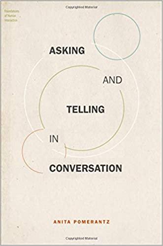 预订asking and telling in conversation (foundations