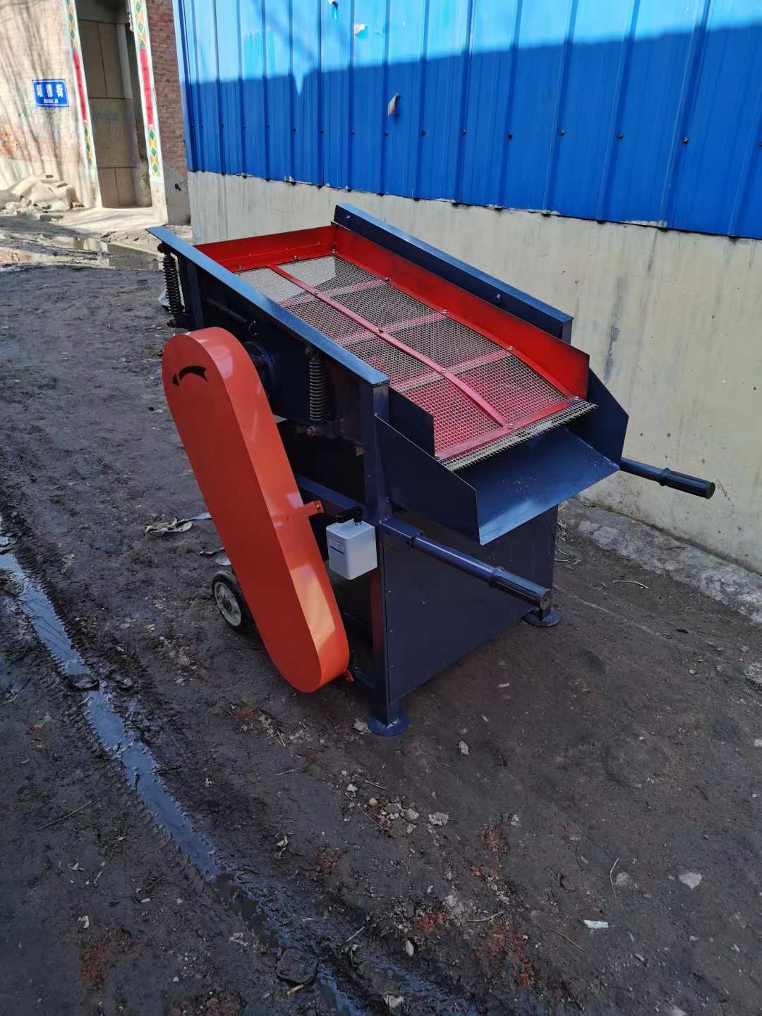 小型震动筛沙机推车式筛土机煤矿筛选机电动铸造筛砂机砂石分离机