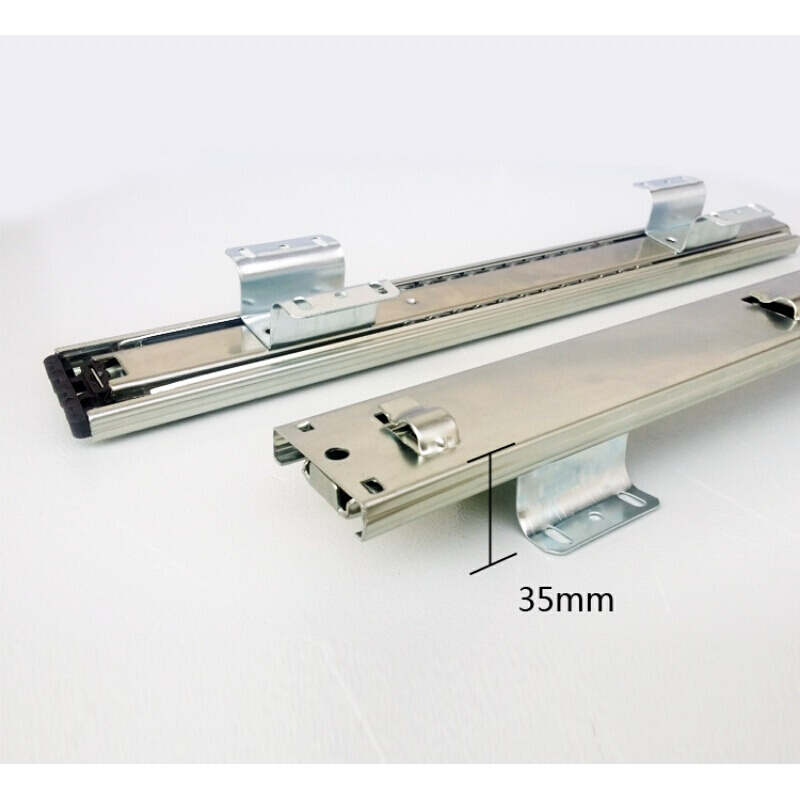 厨房橱柜碗碟 拉篮滑轨抽屉橱柜厨柜轨道滑道滑轨厨房导轨拉篮碗柜三