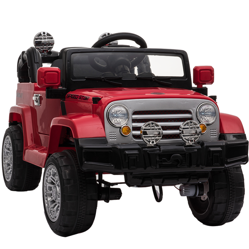 貝瑞佳（BeRica）四驅(qū)嬰兒童電動(dòng)車遙控越野四輪汽車男女小孩玩具車可坐人童車禮物