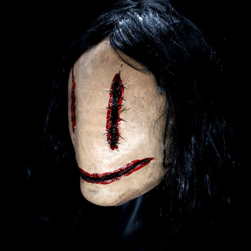 星棠恐怖女 鬼面具全脸密室逃脱鬼屋剧本1杀吓人泰国恐1怖道具npc万圣