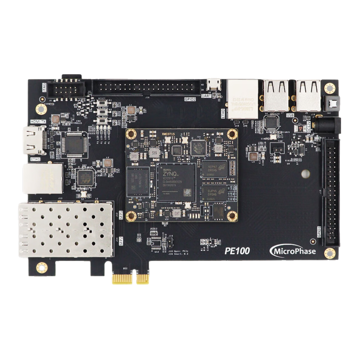 微相 FPGA ZYNQ 开发板 ARM XC7Z015 PCIE SFP 7015 PE100 PE100-XME7015