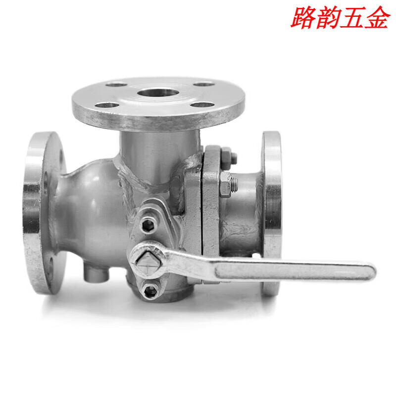 bq45f-16p保温夹套三通球阀lt型不锈钢304法兰铸钢软硬密封高温 l型