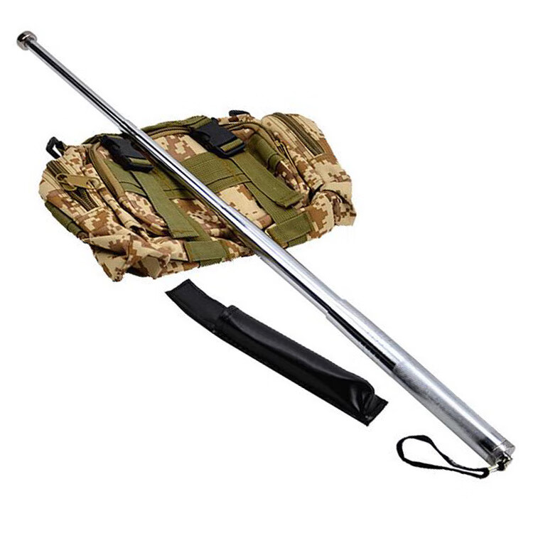 绿野客maria cher 防身大四节伸缩棍铁长棍4节棍防卫棍甩棍车载帅棍