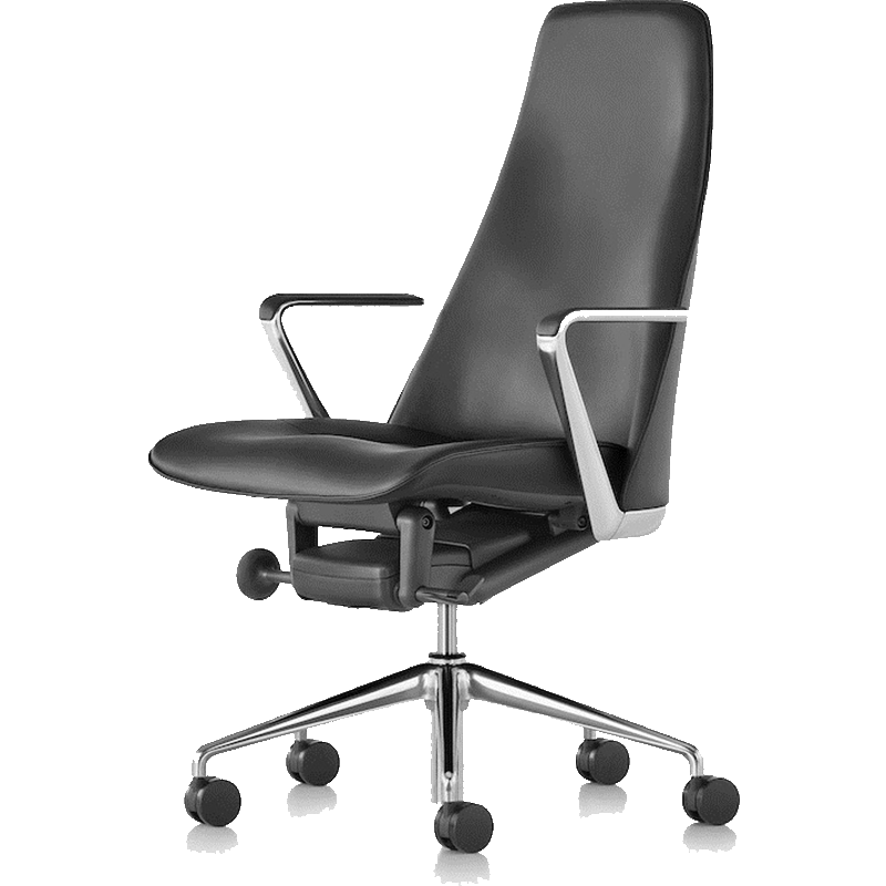 赫曼米勒 HERMAN MILLER）Taper 座椅 办公椅 老板椅 人体工学椅舒适久坐电脑椅 黑色-7天内发货