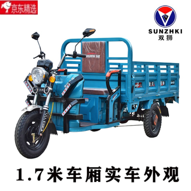 【可发北京】电动车三轮车拉货双狮品牌电动三轮车成人代步家用拉货