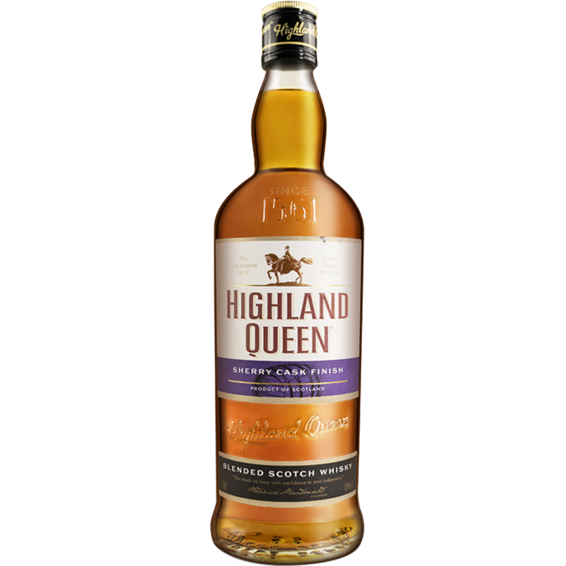高地女X（Highland Queen）洋酒 雪莉桶 苏格兰调配型威士忌 英国原瓶进口洋酒700ml 单支装