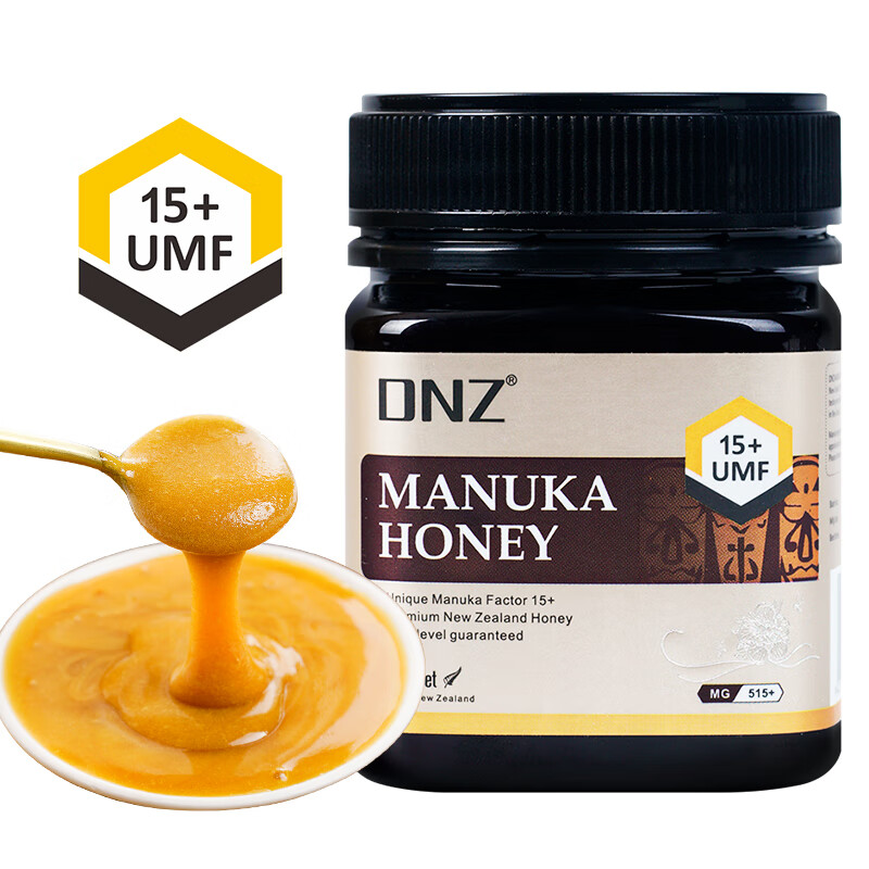 新西兰进口 DNZ活性麦卢卡蜂蜜（UMF15+）250g