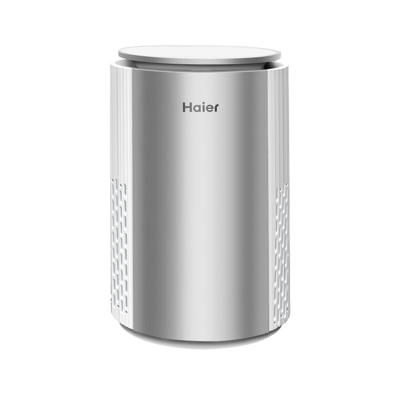 海尔（Haier） 桌面空气净化器迷你 卧室办公室小型净化器 去除粉尘KJ10F-HY01