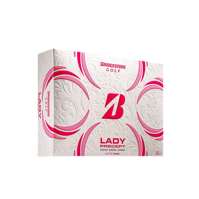 普利司通（Bridgestone） 日本全新LADY PINK专为女士设计高尔夫两层球(粉色款) 【经典款】一盒4支装    169元