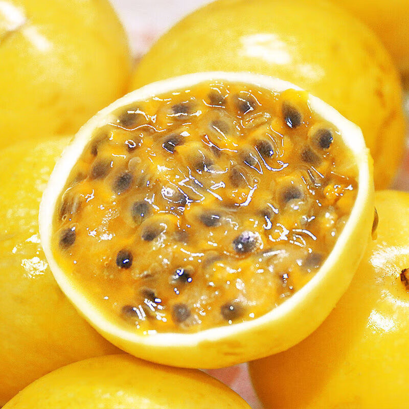 京蚨鲜海南黄金百香果 钦蜜9号百香果 新鲜水果礼盒 5斤大果【70-80克】