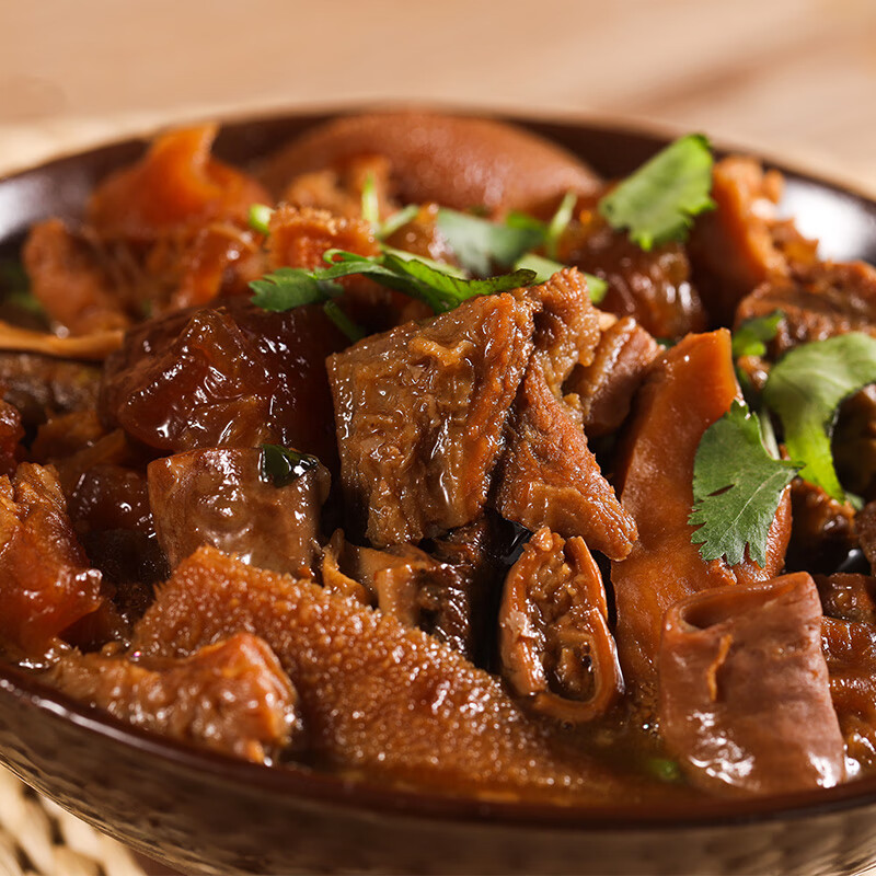 渔歌牧曲牛杂无肝无肺无皮半成品广式牛杂煲批发牛肚牛肠牛筋生鲜浇头净重 400g/盒含牛肚牛筋牛肠牛腩