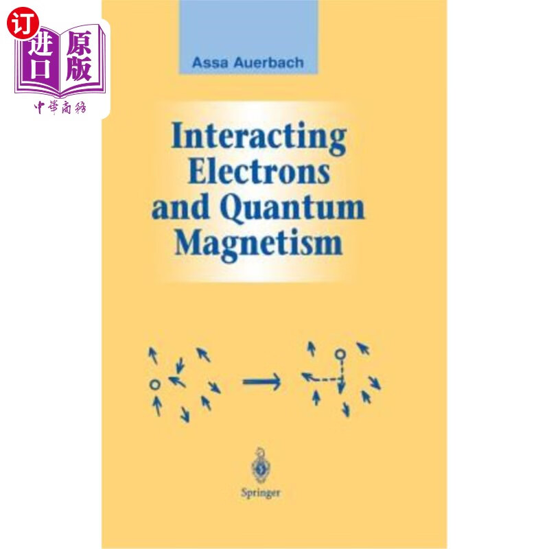 海外直订interacting electrons and quantum magnetism 相互作用电子