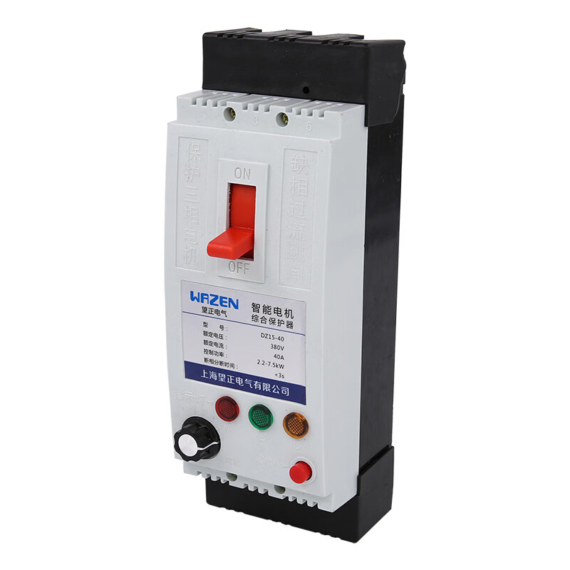 三相380v电机风机缺相保护器过载短路过流堵转潜水泵综合保护器 3p