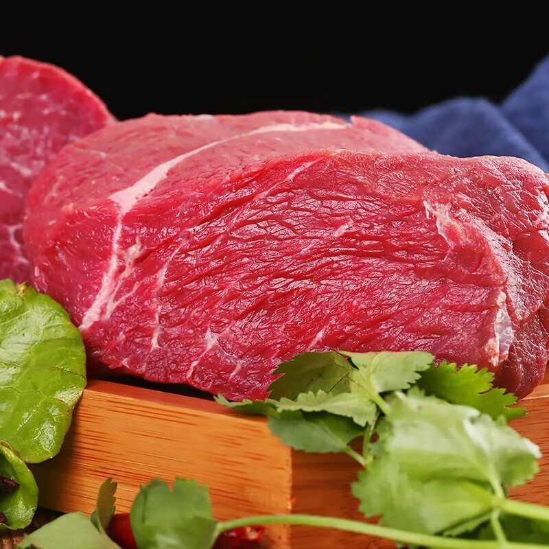 果亦橙冷冻牛腿肉黄牛肉生鲜牛腱肉大块后腿肉黄牛肉团建送礼生鲜 5斤