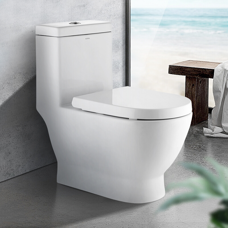 箭牌(arrow) 马桶卫浴坐便器喷射虹吸式缓降静音座便器防臭节水马桶