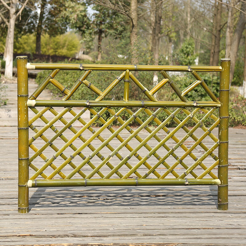 墨薰槿防腐竹篱笆围栏鸡鸭庭院装饰民宿户外农家小院墙网日式竹片菜