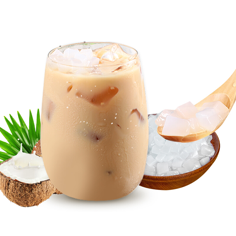 卓啡诗原味椰果肉 椰果粒 水晶果 珍珠椰果浆奶茶 奶茶店专用原辅料