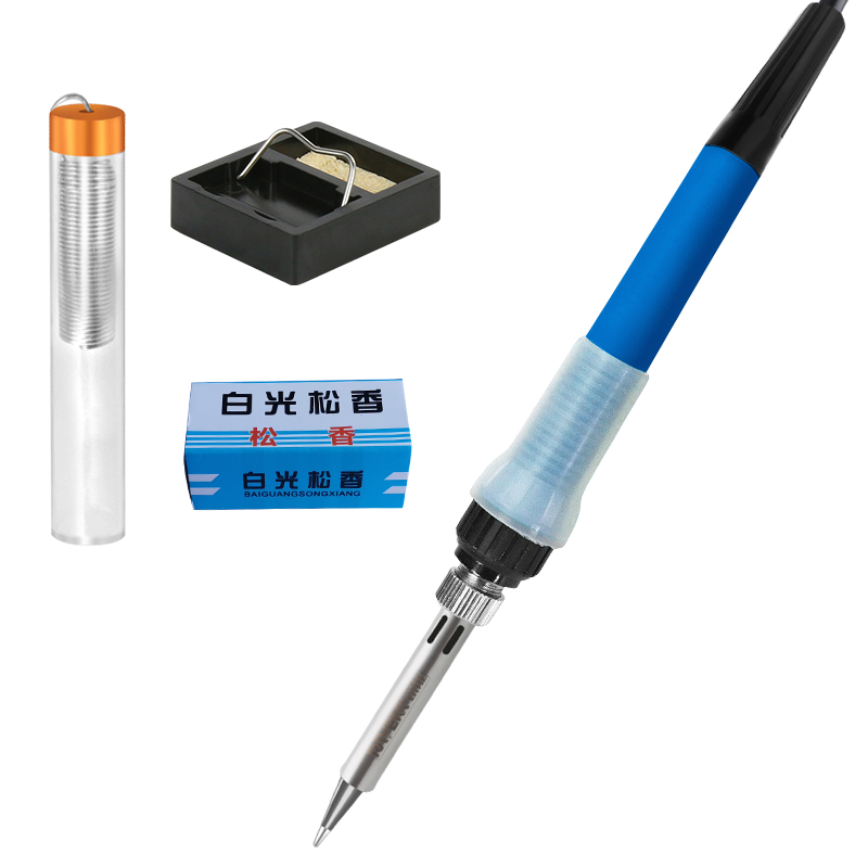 銳能電烙鐵 40W 內熱式恒溫陶瓷電洛鐵套裝家用焊錫槍焊接工具電洛鐵