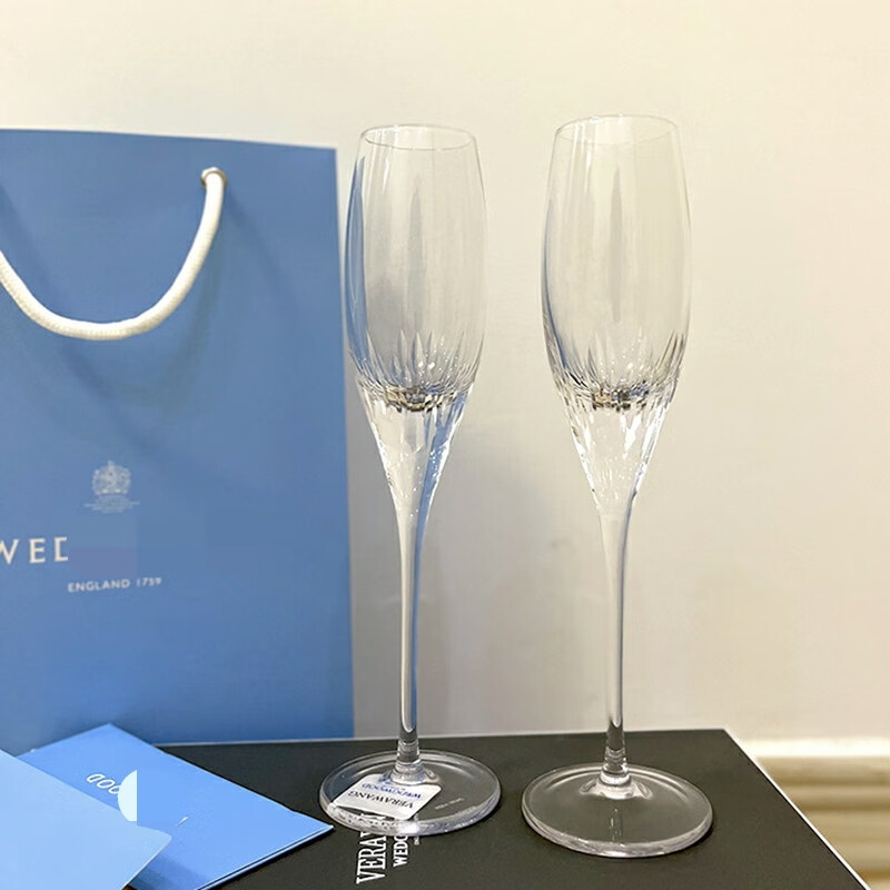 柏蝶莱王薇薇香槟杯英国王薇薇vera wang真爱相随香槟杯红酒杯高脚对