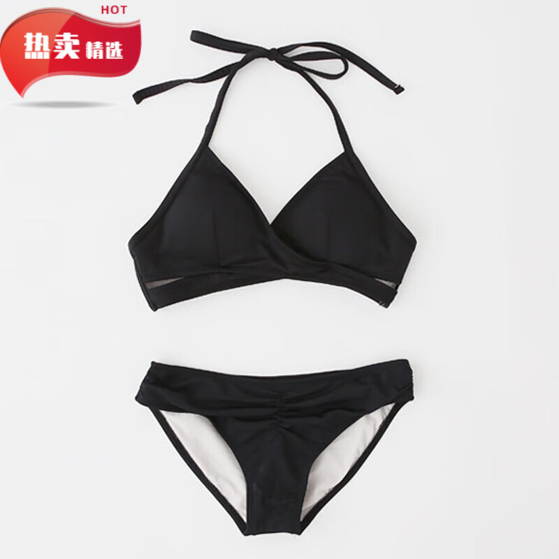 荣西图(rongxitu)艺考泳衣女艺术模特空乘考试走秀泳装性感三点式小胸