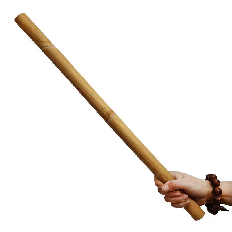 短棍菲律宾咏春拳魔杖印尼带皮玛瑙藤条木武术表演 带皮藤棍长度50