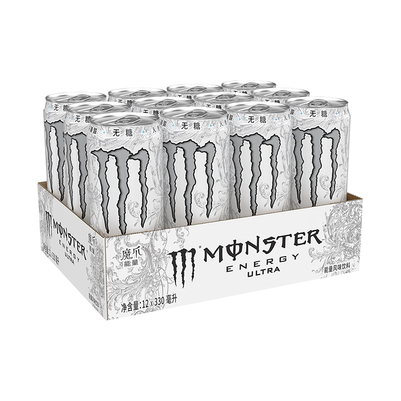 Monster Energy 超越 能量风味饮料 330ml*12听