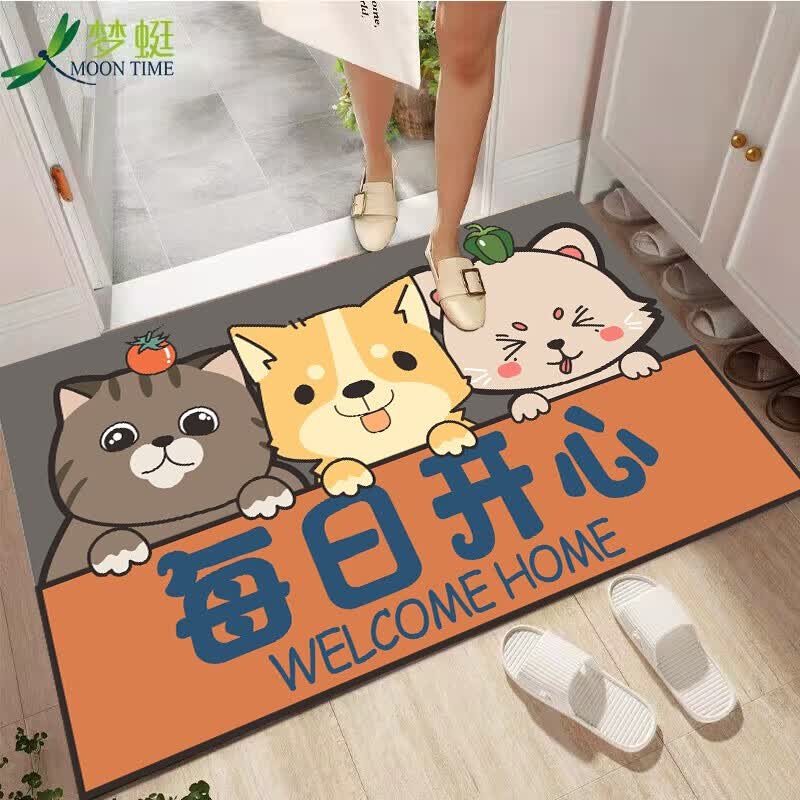 梦蜓家用地垫门垫防滑蹭灰吸水耐脏入户玄关浴室厨房卫生间门口脚垫属于什么档次？