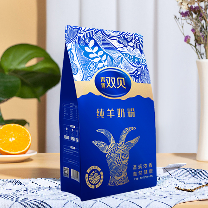 纯羊奶粉独立包装小袋装营养早餐学生女士成人中老年羊奶粉 400克袋装