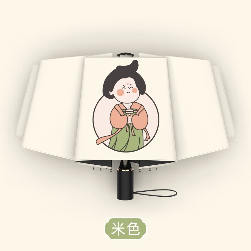 雨伞女晴雨两用伞古风复古可爱自动折叠雨伞防晒太阳伞遮阳伞夏季雨伞