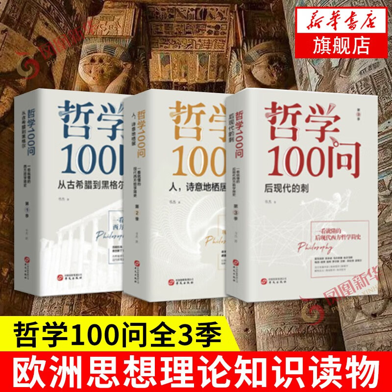 【良心商家】哲学100问 从古希腊到黑格尔 人诗意地栖居 后现代的刺
