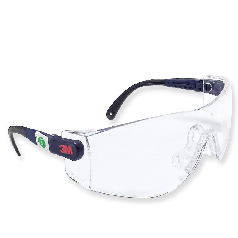 3m 10196护目镜防雾流线型 防尘防风防护眼镜 舒适型劳保眼镜 透明 1