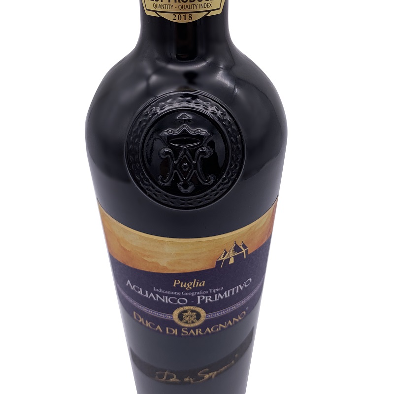 塞朗公爵普利亚干红葡萄酒Aglianico  Primitivo原瓶进口  750ml单支装