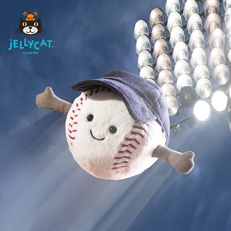 jELLYCAT 2023新品趣味运动棒球 毛绒玩具玩偶生日礼物送礼可爱公仔 趣味运动棒球 H10 X W10 CM怎么样,好用不?