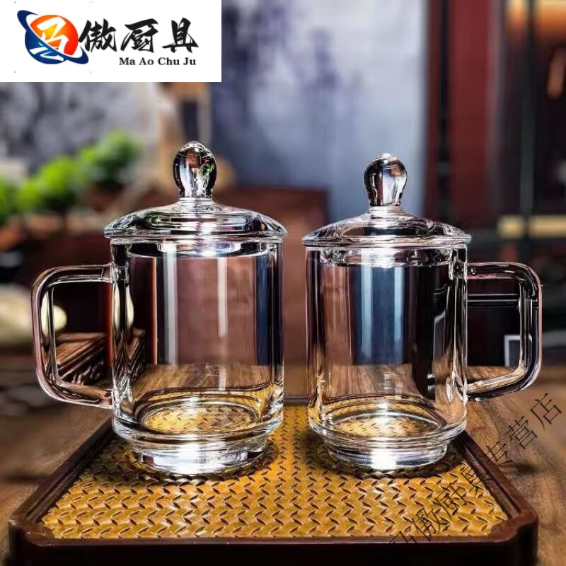 妙普乐2024新款将军杯水晶养生杯甄选原矿天然杯杯带把和玻璃按选择