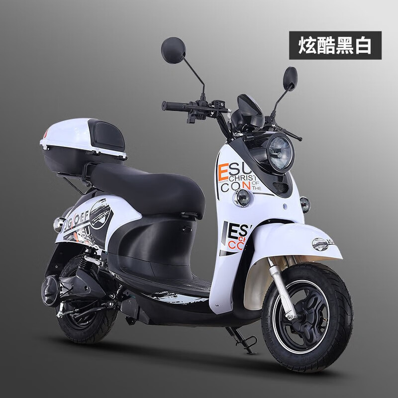 飞野2024小龟王电动车摩托车72v男女踏板60v长跑王电摩电瓶车 顶配版