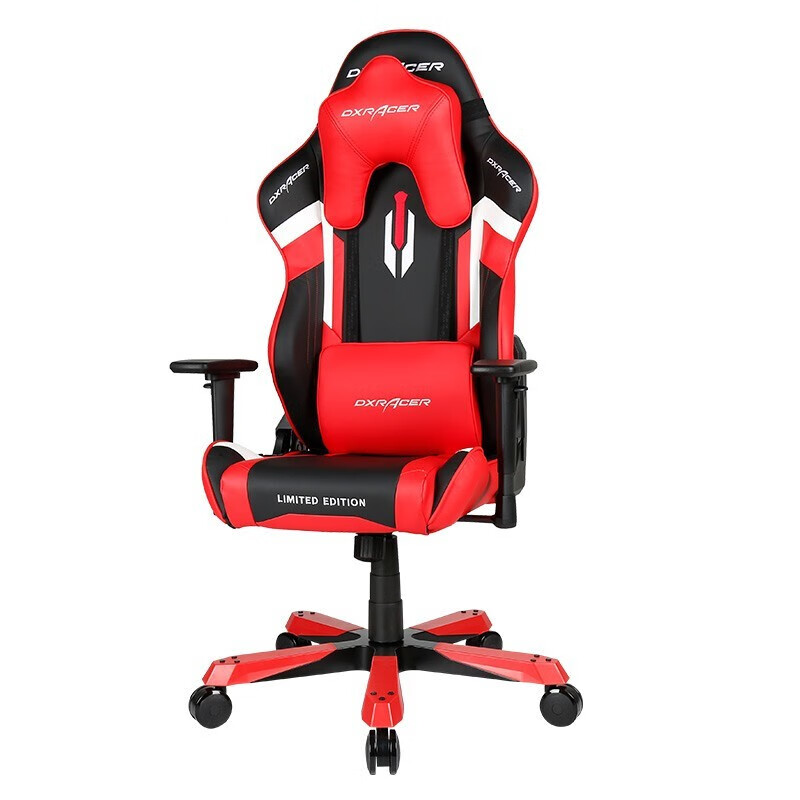 迪瑞克斯（DXRACER）VE16黑红色 办公/游戏电脑椅 迪瑞克斯人体工学可旋转/升降/电竞椅躺椅 红黑色
