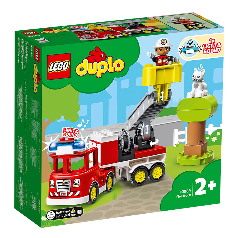 乐高（LEGO）积木得宝DUPLO 10969救援消防车2岁+大颗粒儿童玩具早教生日礼物怎么看?