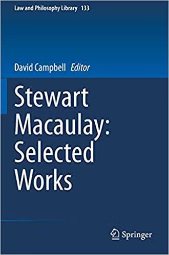 预订stewart macaulay: selected works