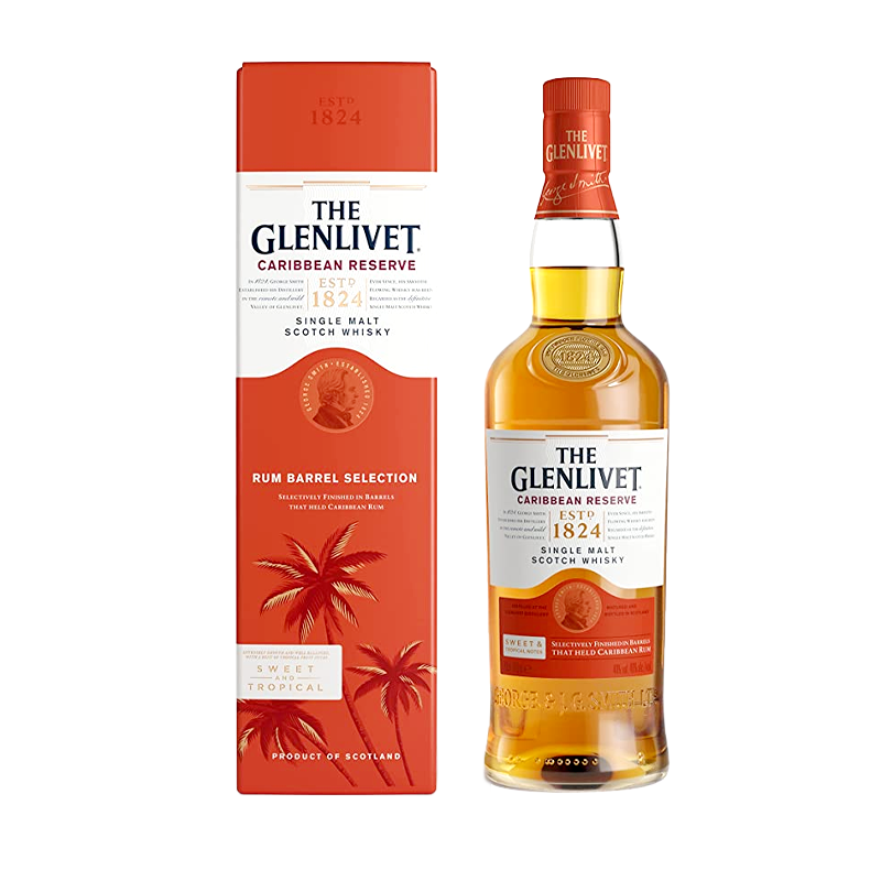 格兰威特（ThE GLENLIVET）融盛洋酒 蒸馏大师三桶系列 酿酒师珍藏桶\/珍稀雪莉桶 威士忌 格兰威特加勒比珍藏700ml